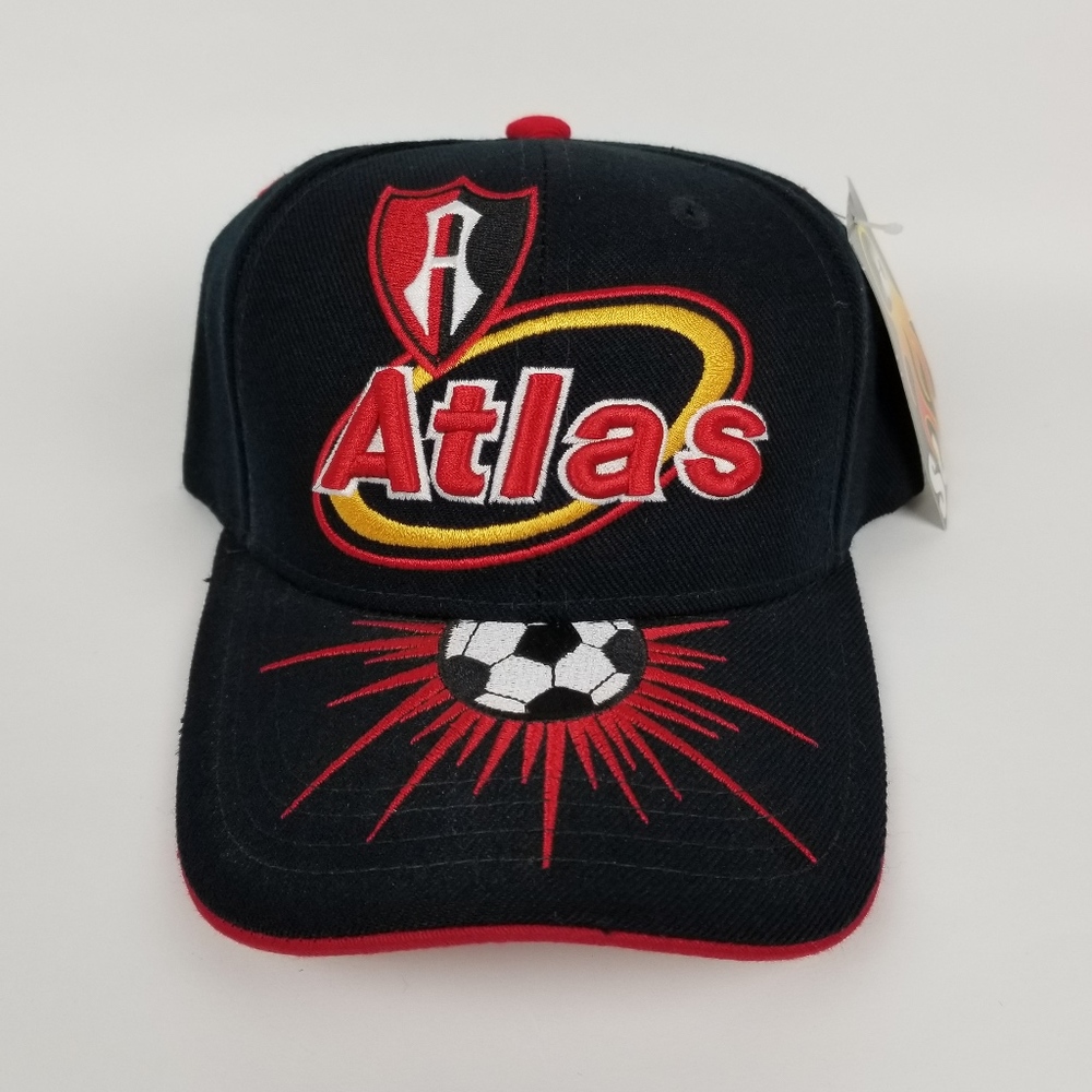 Atlas F.C. Soccer Hat SOL Black Cap Liga MX